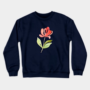 Happy Floral Full Size Image Crewneck Sweatshirt